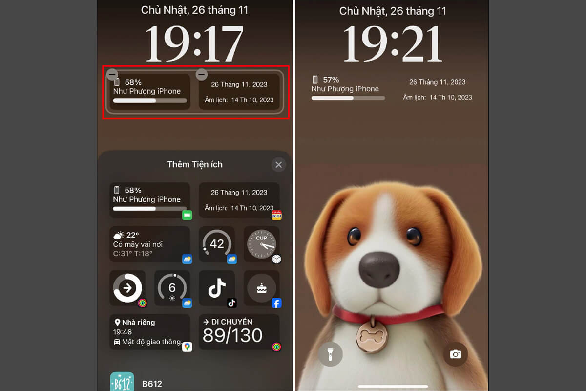 Cách xem lịch âm trên màn hình khóa iPhone chỉ với vài cái chạm - Hình 4 Cách xem lịch âm trên màn hình khóa iPhone chỉ với vài cái chạm - Hình 4
