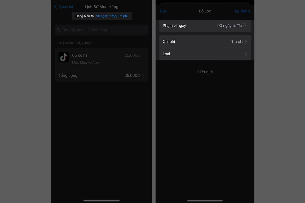 Hướng dẫn cách xem lại toàn bộ lịch sử mua hàng trên iPhone - Hình 3