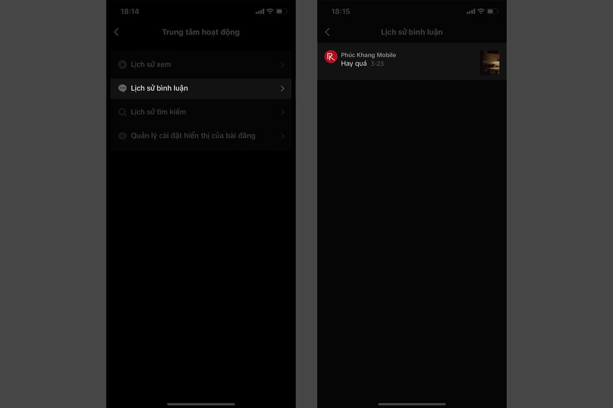 Cách xóa lịch sử bình luận trên TikTok - Hình 2