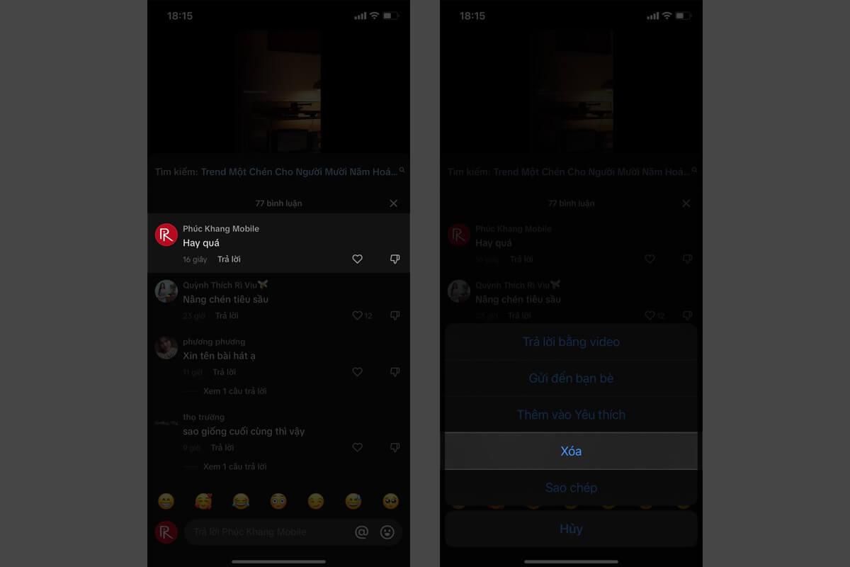 Cách xóa lịch sử bình luận trên TikTok - Hình 3