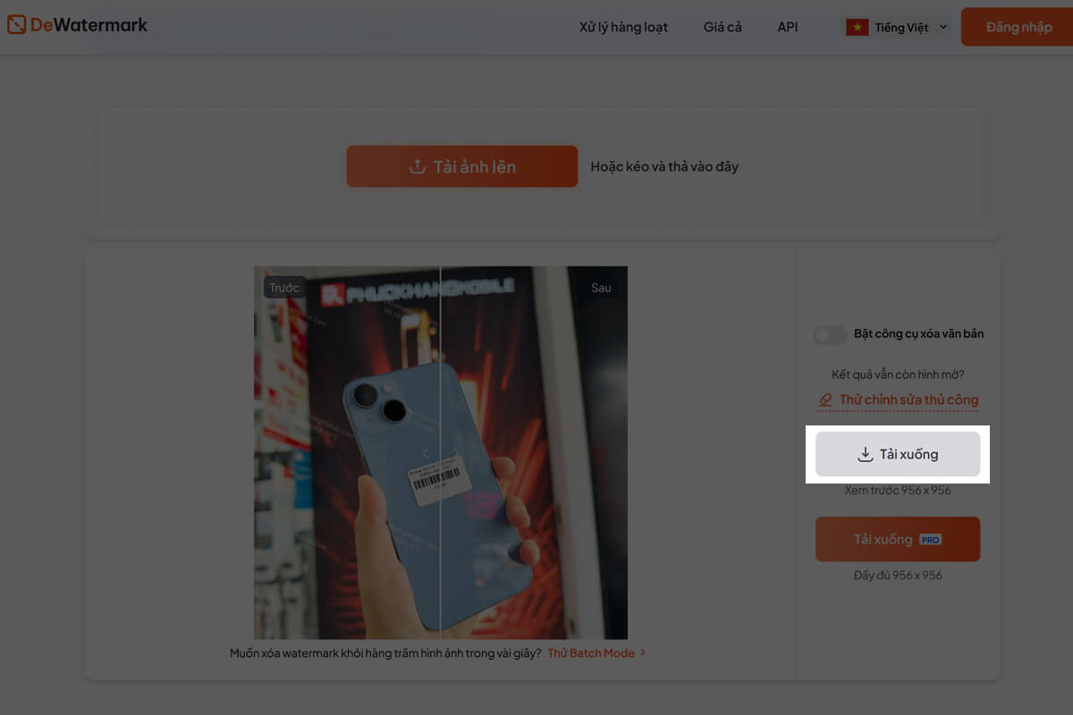 Cách xóa watermark bằng AI - Hình 6