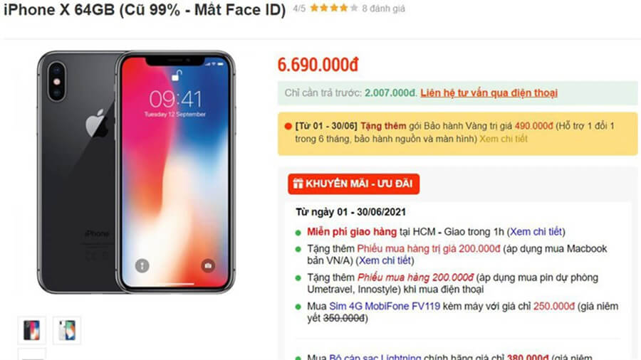 Cảnh giác với iPhone X và iPhone 11 mất Face ID giá rẻ bán tràn lan trên mạng - Hình 1 Cảnh giác với iPhone X và iPhone 11 mất Face ID giá rẻ bán tràn lan trên mạng - Hình 1