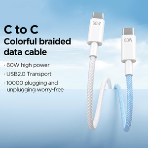 Cáp sạc Pisen 1m Type C - Type C PD 60W CC-PD06-1000