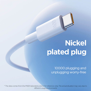Cáp sạc Pisen 1m Type C - Type C PD 60W CC-PD06-1000