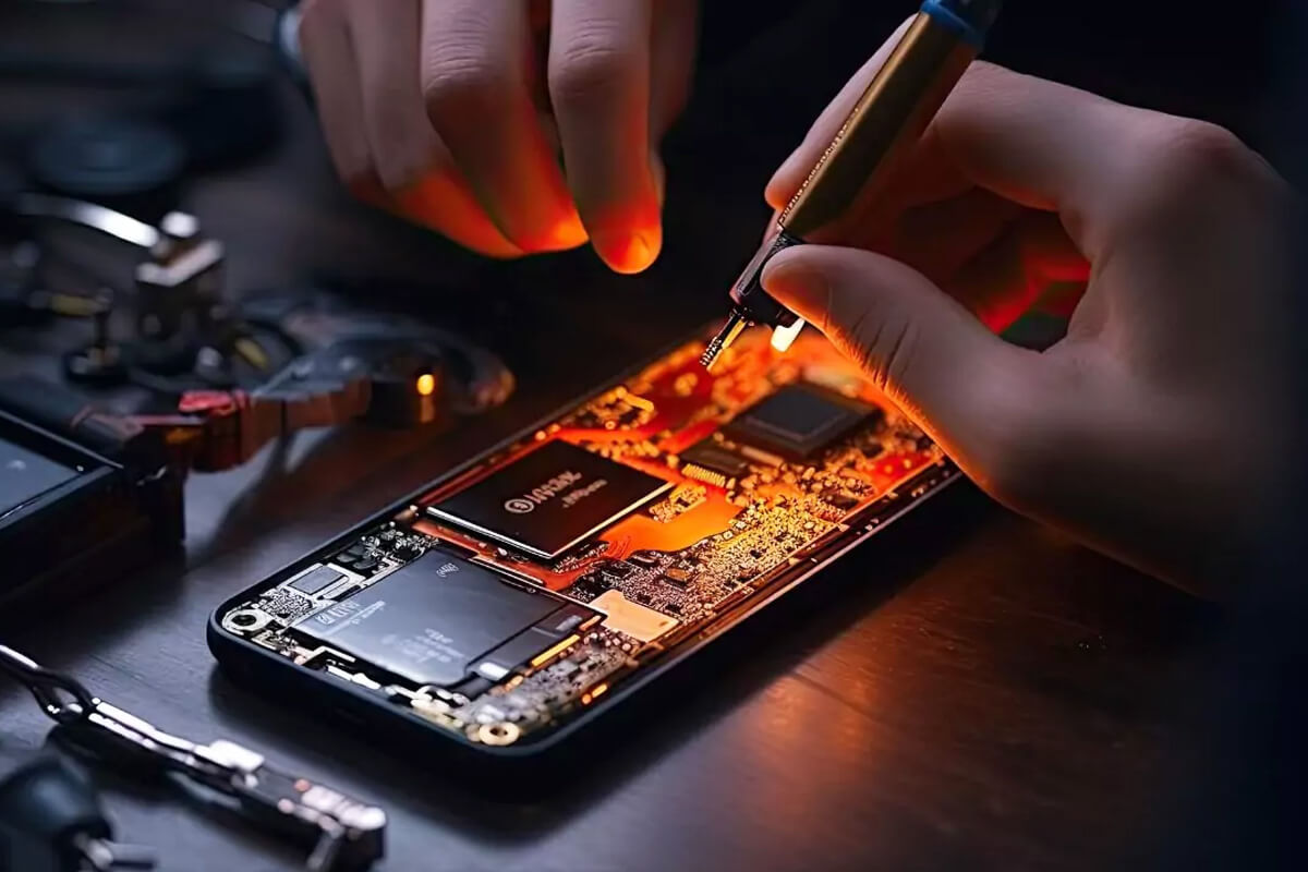 CareK - Trung tâm sửa chữa iPhone, Android uy tín tại TP.HCM - Hình 2 Kỹ thuật viên sửa main iPhone