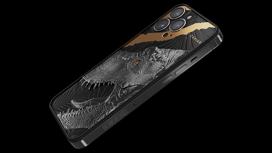 Caviar cho ra mắt iPhone 13 Pro đính 1.028 viên kim cương và răng khủng long bạo chúa T-Rex - Hình 1 Caviar cho ra mắt iPhone 13 Pro đính 1.028 viên kim cương và răng khủng long bạo chúa T-Rex - Hình 1