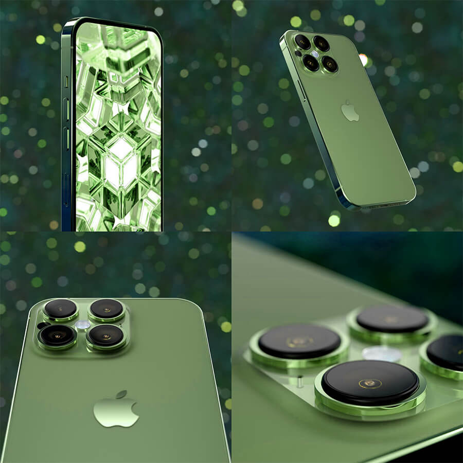 Chiêm ngưỡng concept iPhone 14 Pro với 3 phiên bản màu sắc cực 