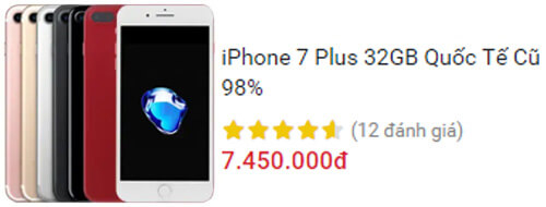 iPhone 7 Plus 32GB 98%