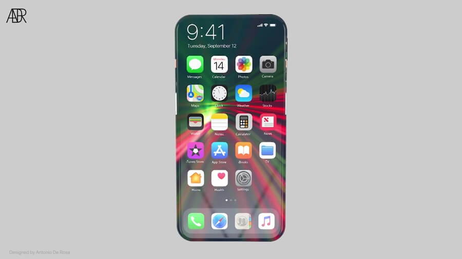 Concept iPhone 13 với màn hình cong tràn 'thác nước', camera selfie kép ẩn dưới màn hình - Hình 1