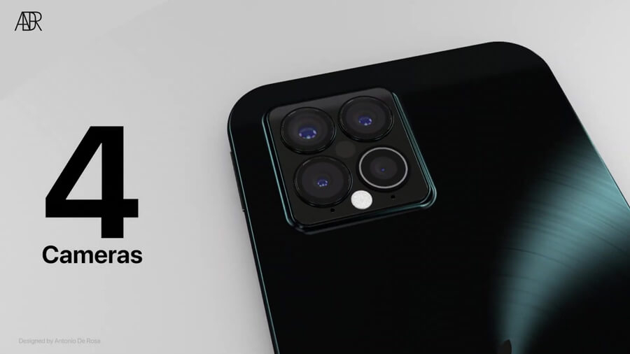 Concept iPhone 13 với màn hình cong tràn 'thác nước', camera selfie kép ẩn dưới màn hình - Hình 2
