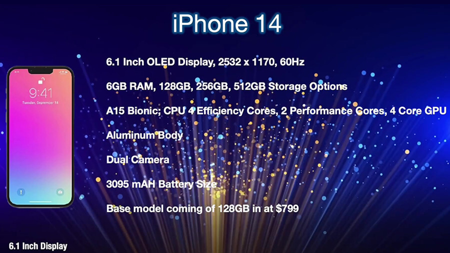 Tấm nền LTPS của iPhone 14 bản tiêu chuẩn sẽ được cung cấp bởi BOE - Hình 2 Concept iPhone 14