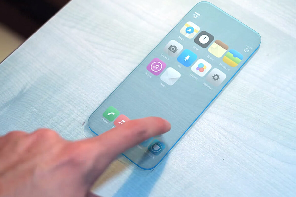 Concept iPhone XX hoàn thiện từ thủy tinh với thiết kế đẹp như pha lê - Hình 2 Concept iPhone XX hoàn thiện từ thủy tinh với thiết kế đẹp như pha lê - Hình 2