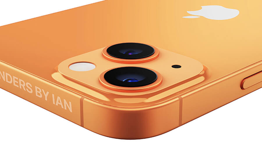 Cùng chiêm ngưỡng bộ ảnh render iPhone 13 (iPhone 12s) màu cam lạ mắt và tươi tắn - Hình 1