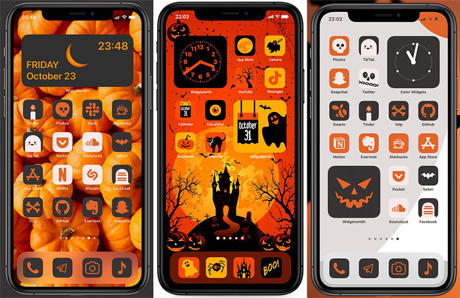 Cùng iPhone chào đón Halloween với giao diện "bóng đêm" cực đẹp - Hình 6