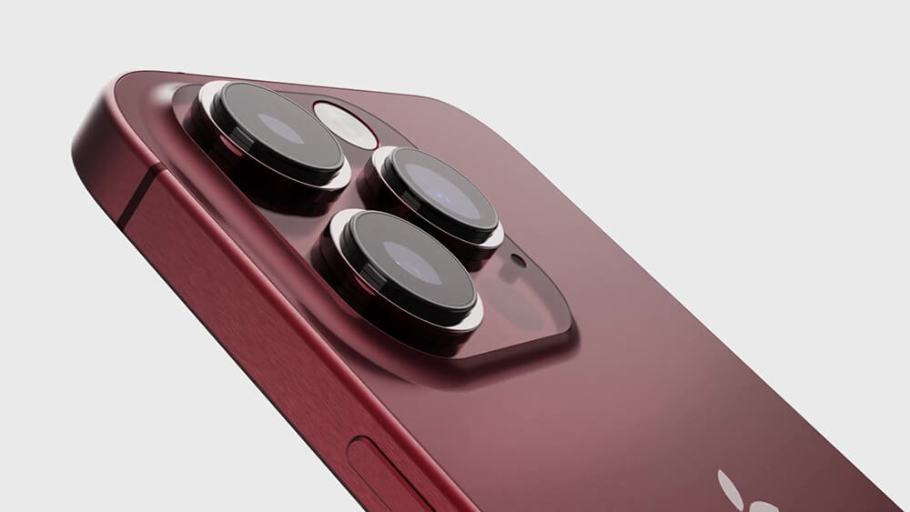 Đắm đuối trước vẻ đẹp của iPhone 15 Pro trong concept phiên bản đỏ rượu - Hình 3 Đắm đuối trước vẻ đẹp của iPhone 15 Pro trong concept phiên bản đỏ rượu - Hình 3