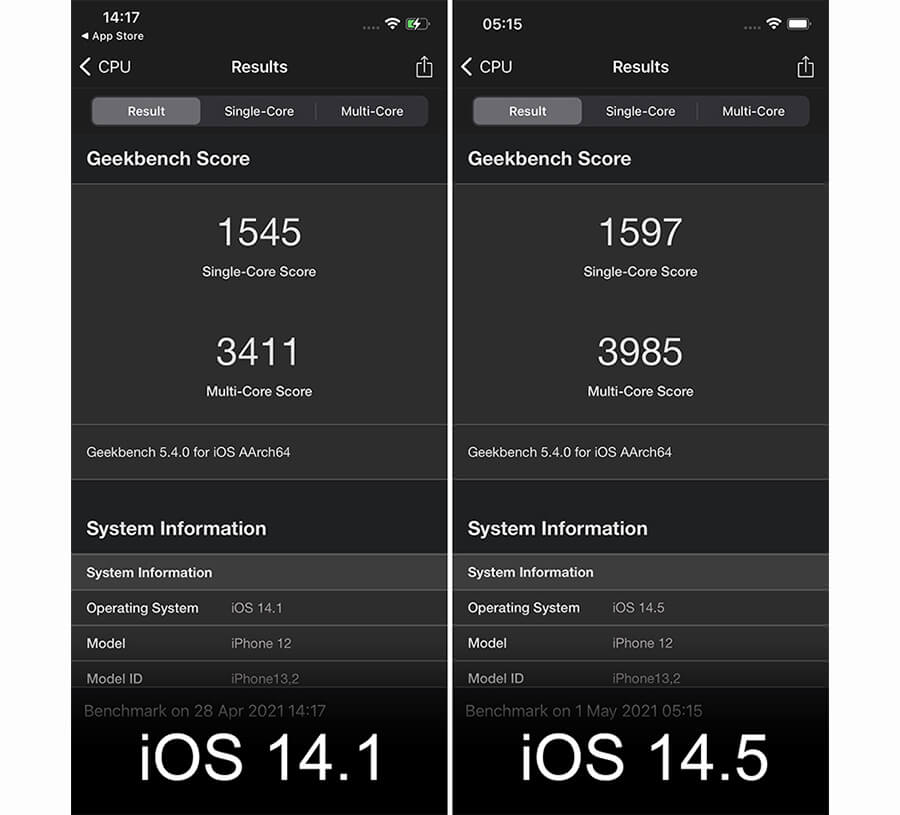 Đánh giá iPhone 12 chạy iOS 14.5: Hiệu năng tăng nhẹ, pin xài lâu hơn - Hình 1