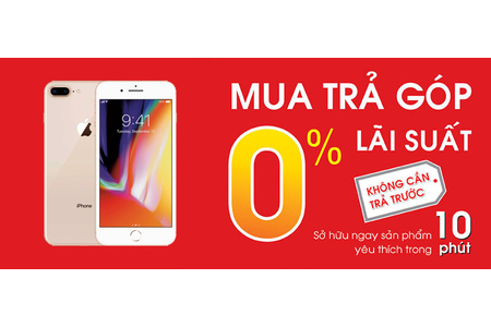 Địa chỉ mua điện thoại iPhone 8 Plus cũ trả góp với lãi suất 0% tại TP.HCM