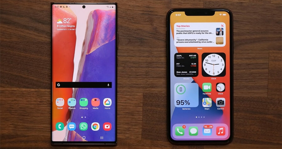 Galaxy Note 20 Ultra 5G và iPhone 12 Pro Max: Chọn Samsung hay Apple? - Hình 2 Galaxy Note 20 Ultra 5G và iPhone 12 Pro Max: Chọn Samsung hay Apple? - Hình 2