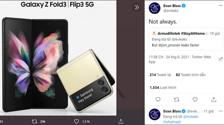 Galaxy Z Fold3 và Z Flip3 lộ ảnh render: Mỏng hơn khi gập lại, màn hình ngoài lớn hơn - Hình 2
