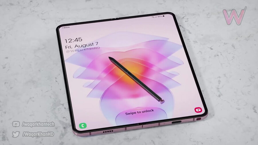 Galaxy Z Fold4 bất ngờ lộ diện cực đẹp trong bản concept mới nhất - Hình 1