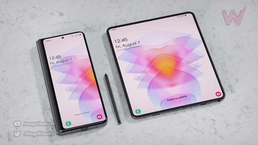 Galaxy Z Fold4 bất ngờ lộ diện cực đẹp trong bản concept mới nhất - Hình 3