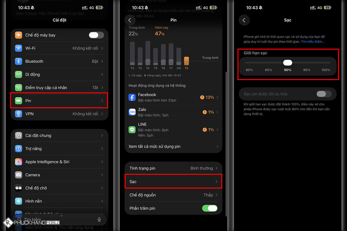 Cách bật giới hạn sạc pin trên iPhone - Hình 1