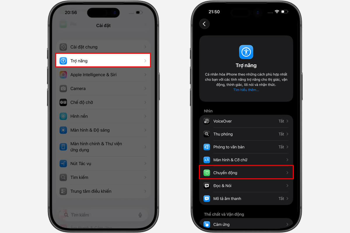 Cách bật/tắt ProMotion 120Hz trên iPhone 17 series - Hình 1