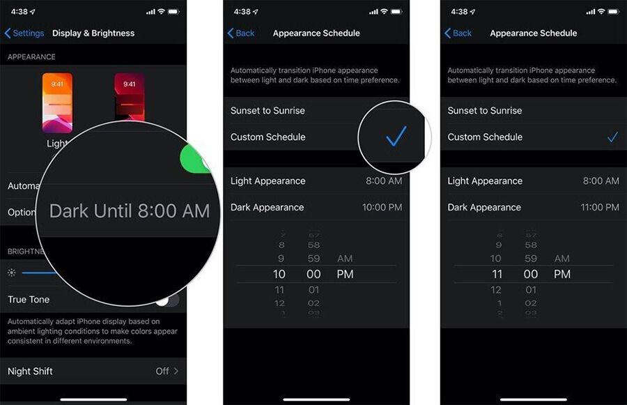 Hướng dẫn bật tính năng Dark Mode trên iOS 13 trong vòng 3 nốt nhạc - Hình 2 Hướng dẫn bật tính năng Dark Mode trên iOS 13 trong vòng 3 nốt nhạc - Hình 2