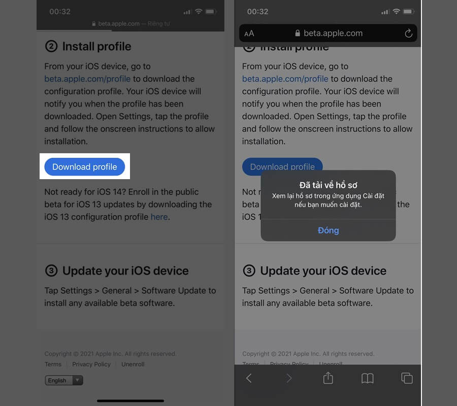 Hướng dẫn cách cập nhật iOS 14.5 Beta 8 dành cho iPhone - Hình 1 Hướng dẫn cách cập nhật iOS 14.5 Beta 8 dành cho iPhone - Hình 1