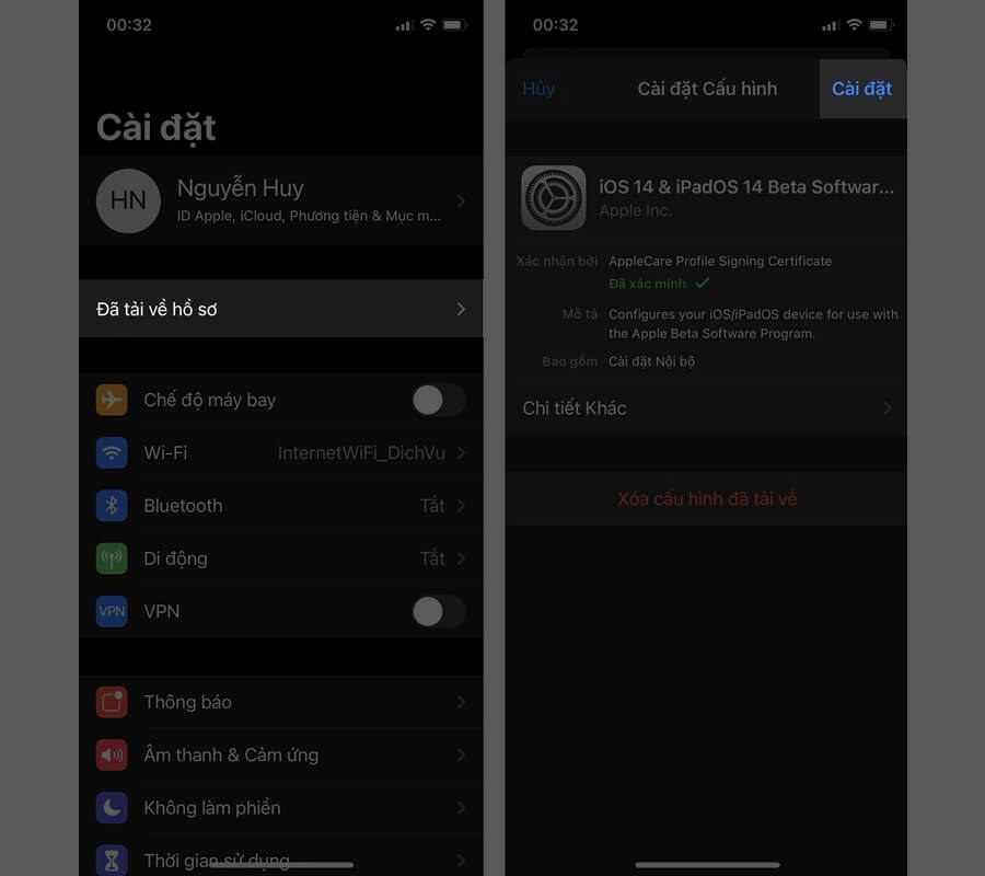 Hướng dẫn cách cập nhật iOS 14.5 Beta 8 dành cho iPhone - Hình 2 Hướng dẫn cách cập nhật iOS 14.5 Beta 8 dành cho iPhone - Hình 2
