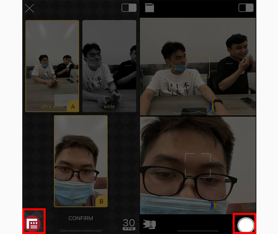 Hướng dẫn cách mở toàn bộ camera trên iPhone cùng một lúc để quay video - Hình 3