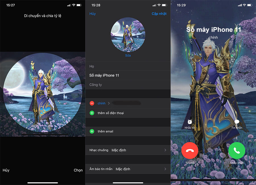 Hướng dẫn cài ảnh người gọi toàn màn hình iPhone cực đơn giản - Hình 2