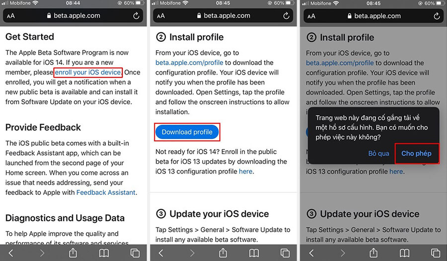 Hướng dẫn cập nhật iOS 14.3 Beta 2 không cần Profile Developer - Hình 5