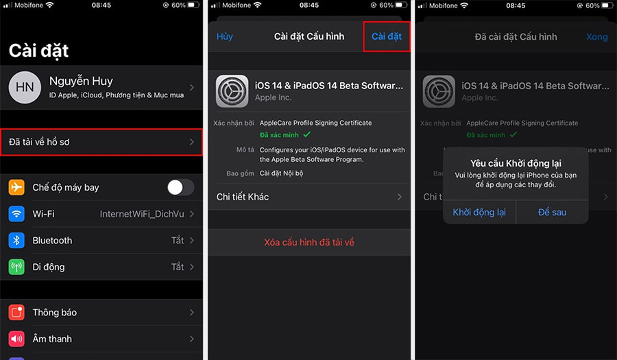 Hướng dẫn cập nhật iOS 14.3 Beta 2 không cần Profile Developer - Hình 6