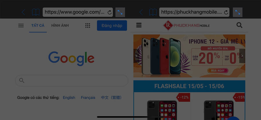 Hướng dẫn chia đôi màn hình iPhone mà không cần phải Jailbreak, giúp chạy 2 ứng dụng cùng một lúc - Hình 3 Hướng dẫn chia đôi màn hình iPhone mà không cần phải Jailbreak, giúp chạy 2 ứng dụng cùng một lúc - Hình 3
