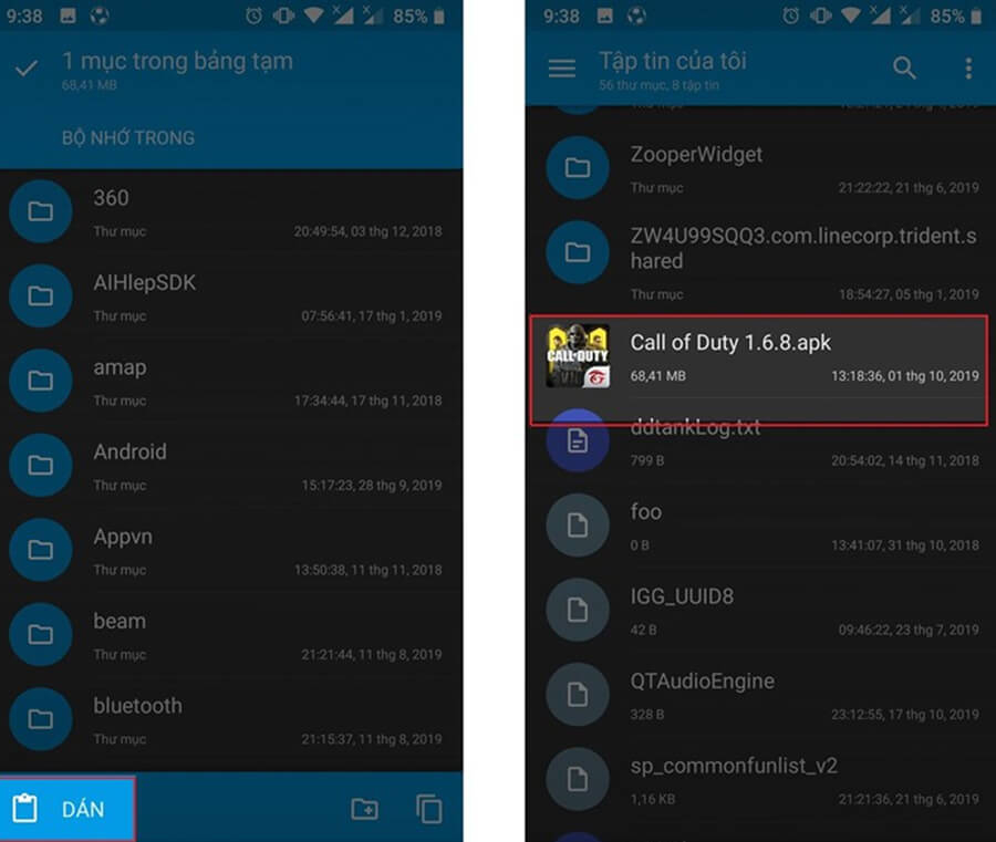 Hướng dẫn chia sẻ file APK giữa 2 smartphone Android - Hình 4