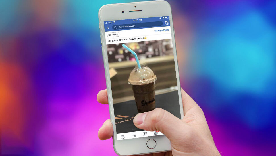 Hướng dẫn đăng ảnh 3D "ảo tung chảo" lên Facebook - Hình 1