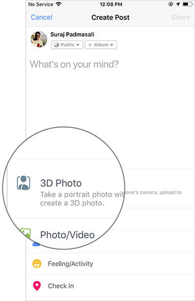 Hướng dẫn đăng ảnh 3D "ảo tung chảo" lên Facebook - Hình 5