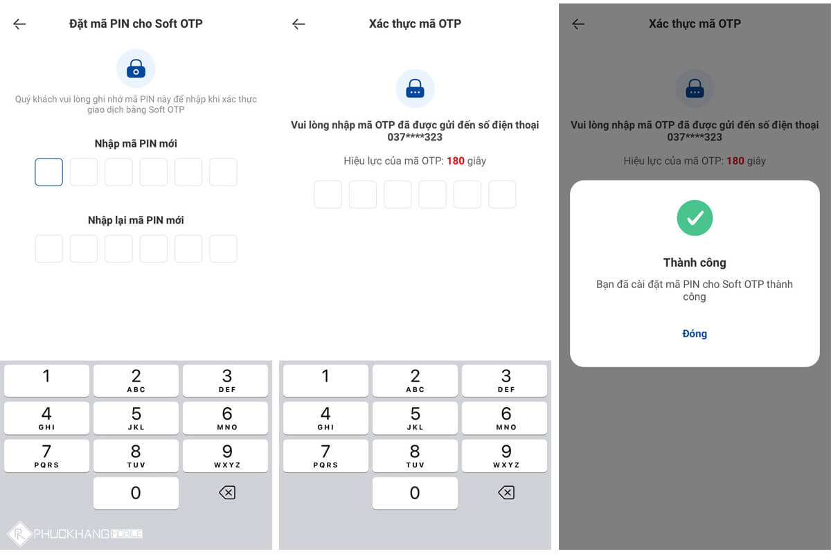 Hướng dẫn cài đặt mã PIN cho Soft OTP - Hình 2 Cài đặt mã PIN VNPAY