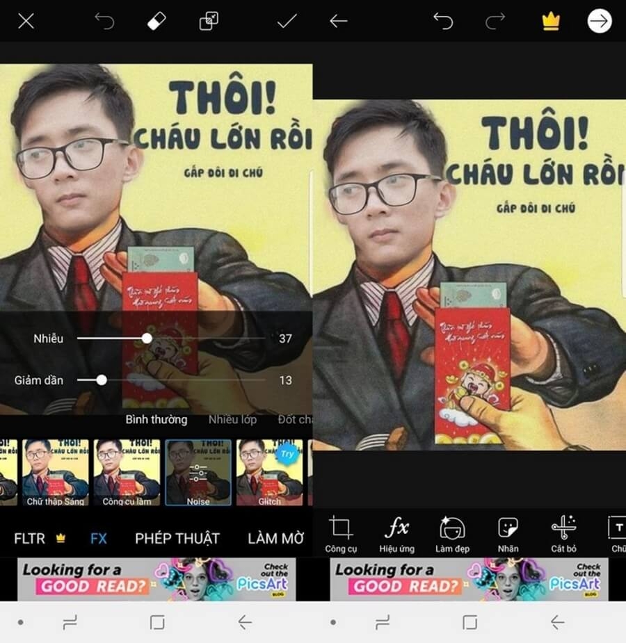 Hướng dẫn ghép ảnh "Thôi cháu lớn rồi... nhưng mà gấp đôi đi chú" làm Avatar Facebook cực kỳ độc đáo - Hình 6