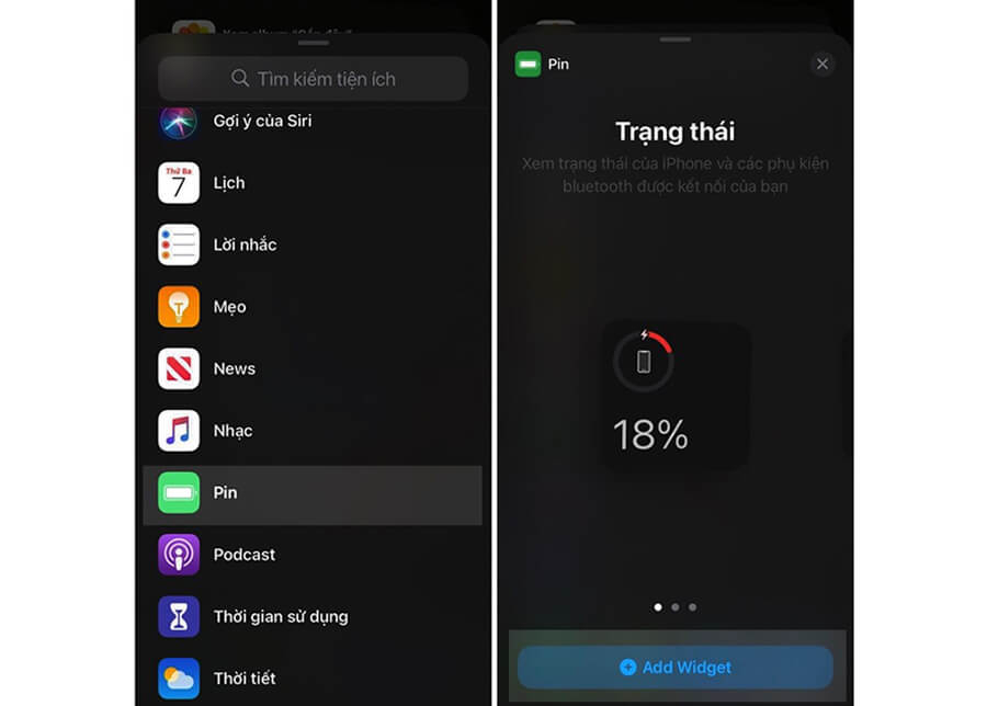 Hướng dẫn hiển thị phần trăm pin iPhone trên iOS 14 - Hình 2 Hướng dẫn hiển thị phần trăm pin iPhone trên iOS 14 - Hình 2