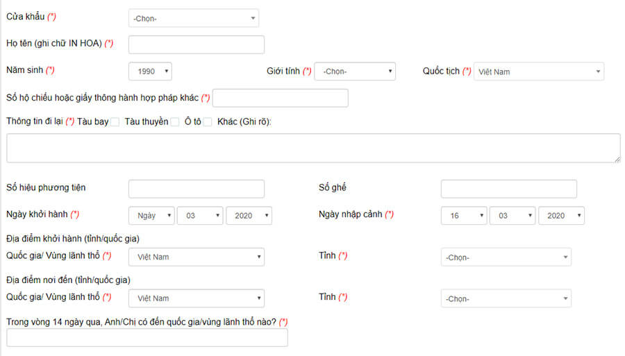 Hướng dẫn khai báo y tế online cực đơn giản và nhanh chóng - Hình 3 Hướng dẫn khai báo y tế online cực đơn giản và nhanh chóng - Hình 3