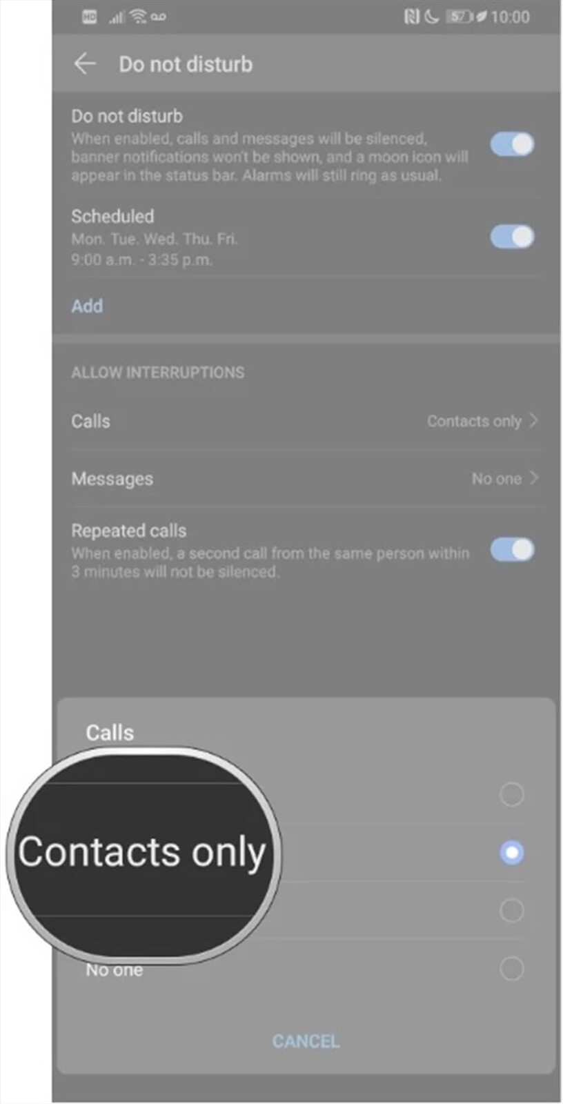 Hướng dẫn kích hoạt chế độ Do Not Disturb (Không làm phiền) trên Android 10 - Hình 5