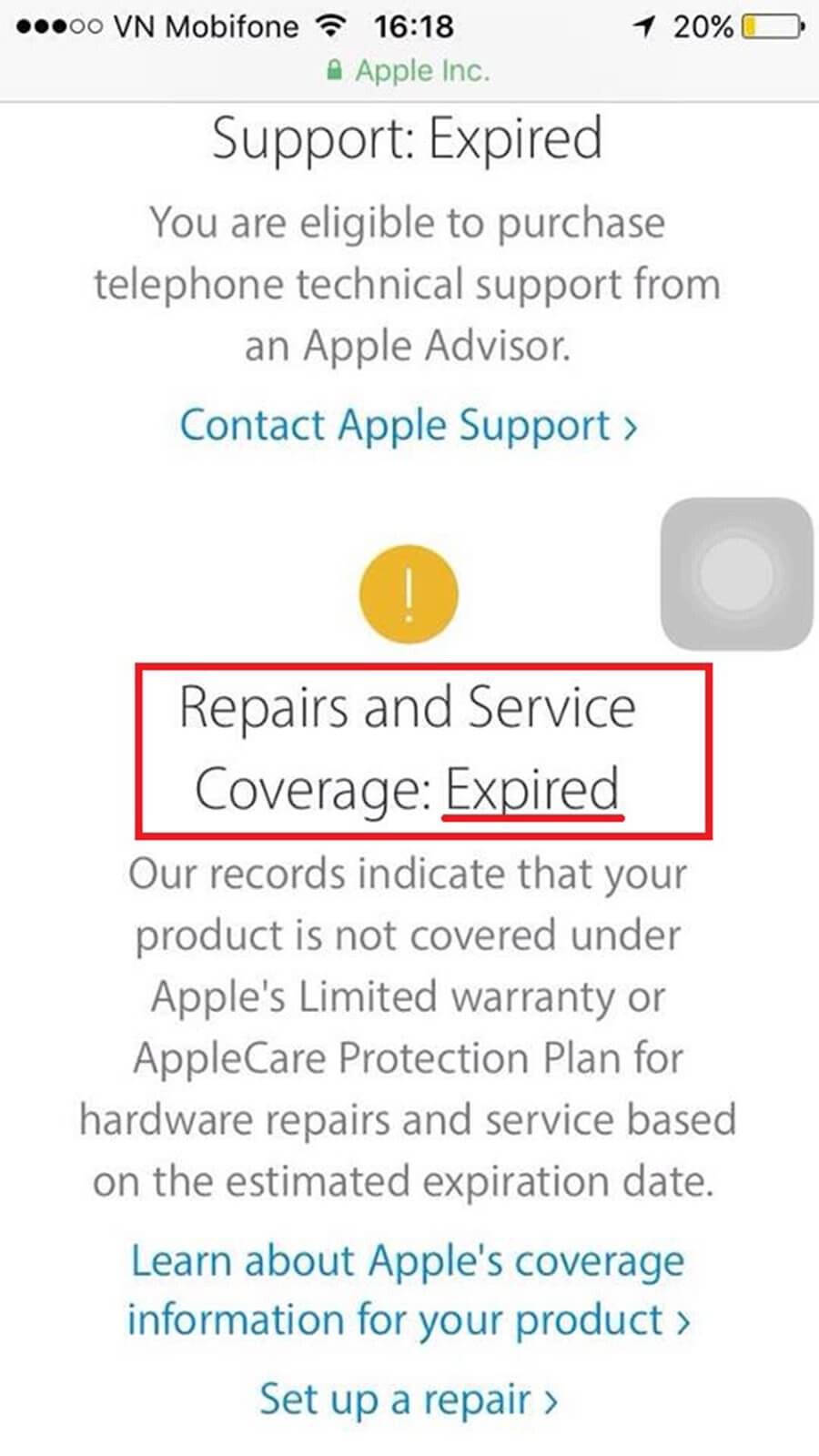 Hướng dẫn kiểm tra iPhone chính hãng và thời gian bảo hành chính xác nhất - Hình 3 Hướng dẫn kiểm tra iPhone chính hãng và thời gian bảo hành chính xác nhất - Hình 3