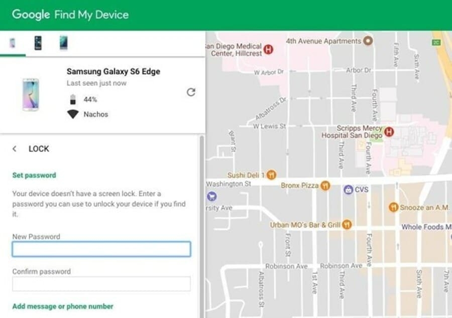 Sử dụng tính năng Find My Device Sử dụng tính năng Find My Device