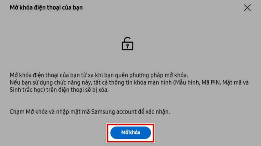 Hướng dẫn mở khóa điện thoại Samsung khi quên mật khẩu không phải ai cũng biết - Hình 3