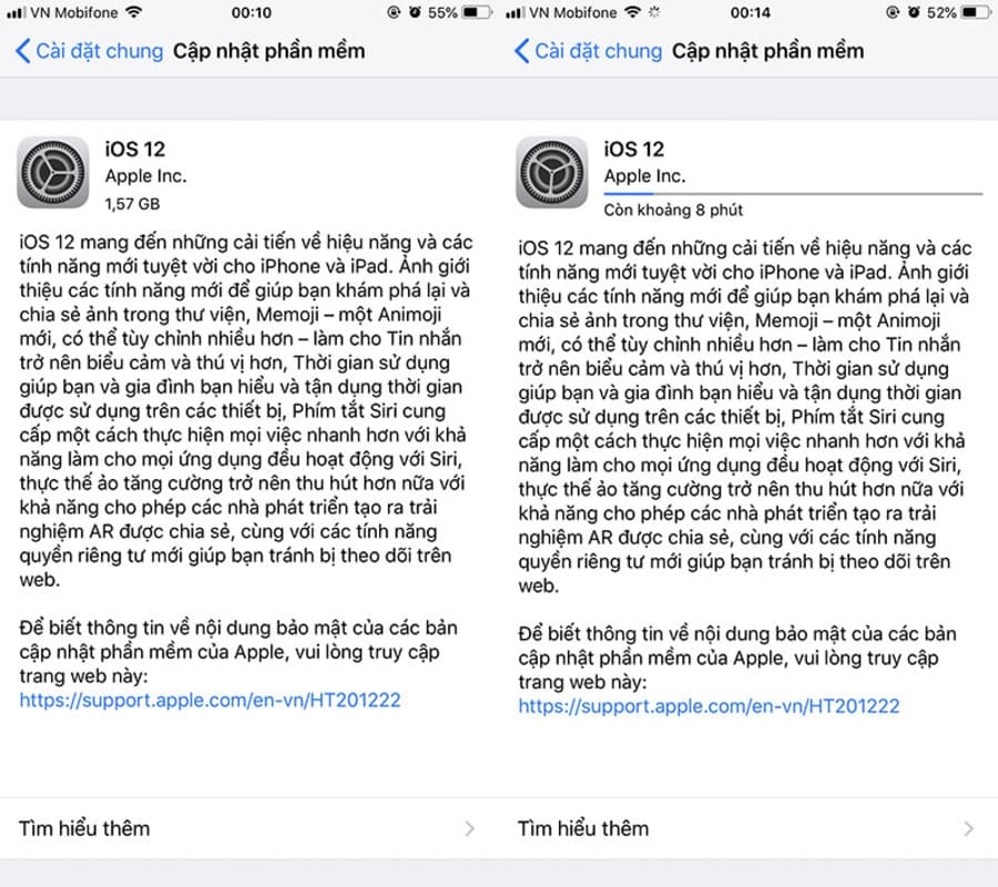 Hướng dẫn nâng cấp iOS 12.2 cho iPhone và iPad - Hình 2
