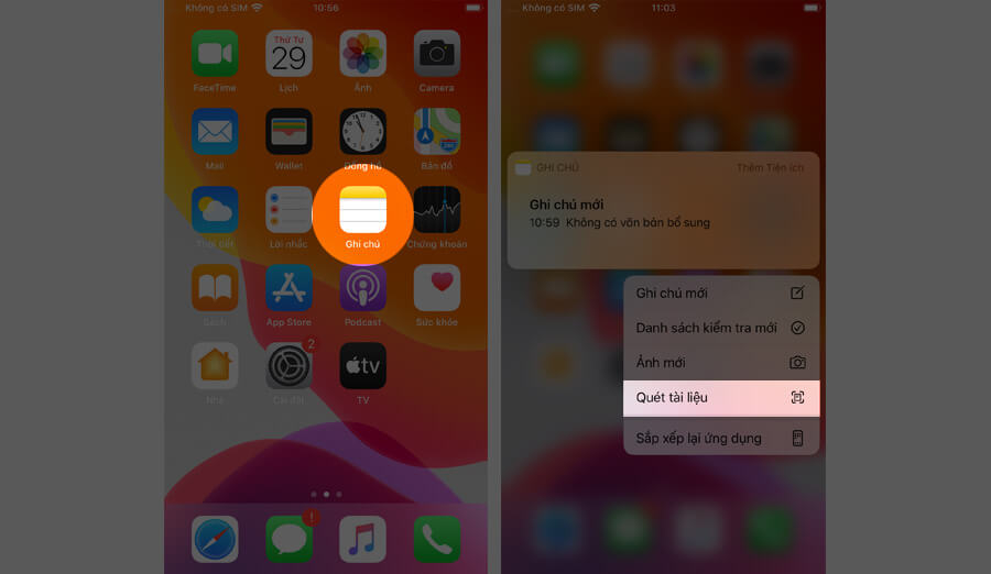 Hướng dẫn scan tài liệu trên iPhone và iPad bằng ứng dụng Note - Hình 6 Hướng dẫn scan tài liệu trên iPhone và iPad bằng ứng dụng Note - Hình 6