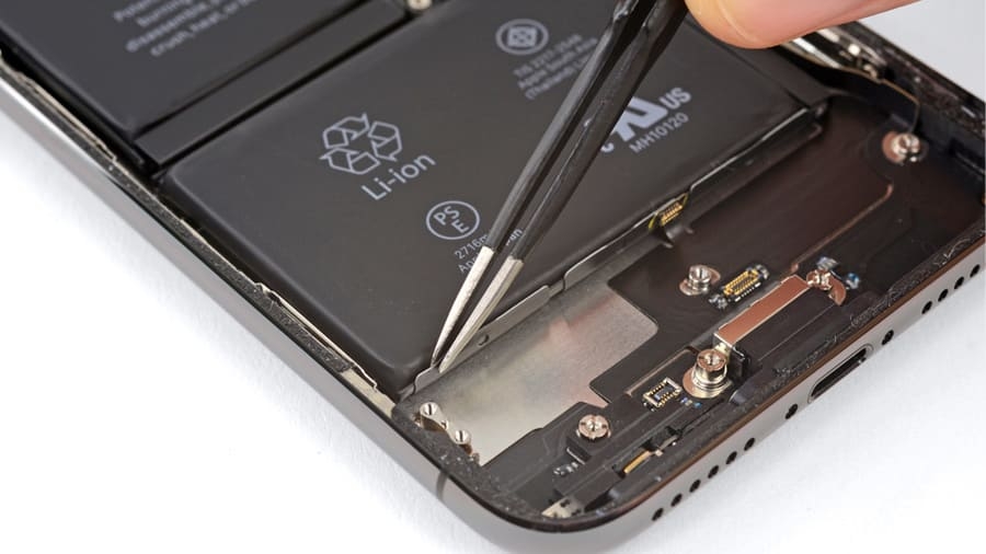 Hướng dẫn thay pin iPhone X - Hình 28 Hướng dẫn thay pin iPhone X - Hình 28