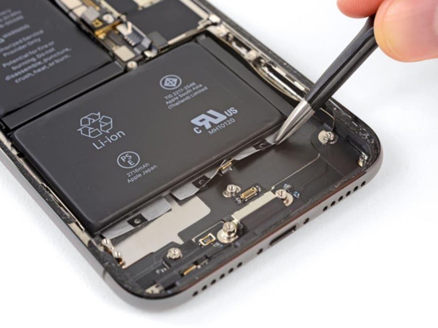 Hướng dẫn thay pin iPhone X - Hình 29 Hướng dẫn thay pin iPhone X - Hình 29